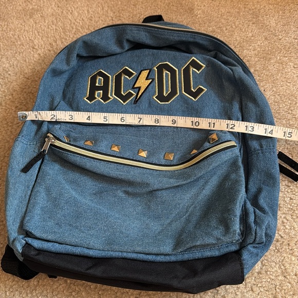 AC ⚡️DC Denim Backpack - Picture 10 of 12